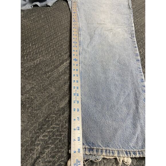 Vintage Old Navy Jeans Men 38x32 Loose Baggy Straight Leg Distressed Y2K Skater - Picture 14 of 16
